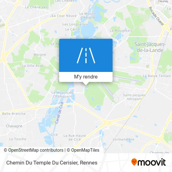 Chemin Du Temple Du Cerisier plan