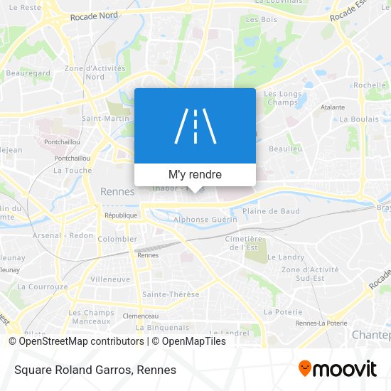 Square Roland Garros plan