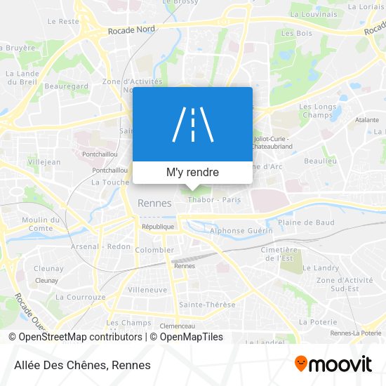 Allée Des Chênes plan