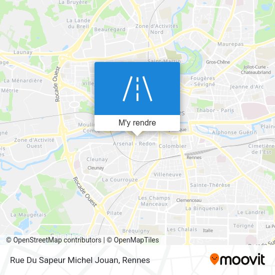 Rue Du Sapeur Michel Jouan plan