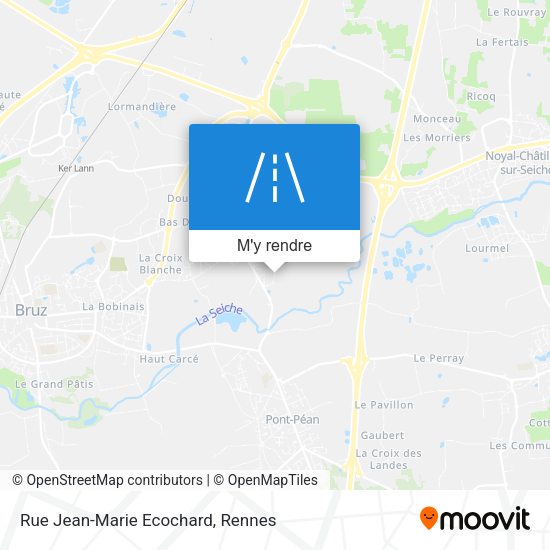 Rue Jean-Marie Ecochard plan