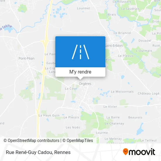 Rue René-Guy Cadou plan