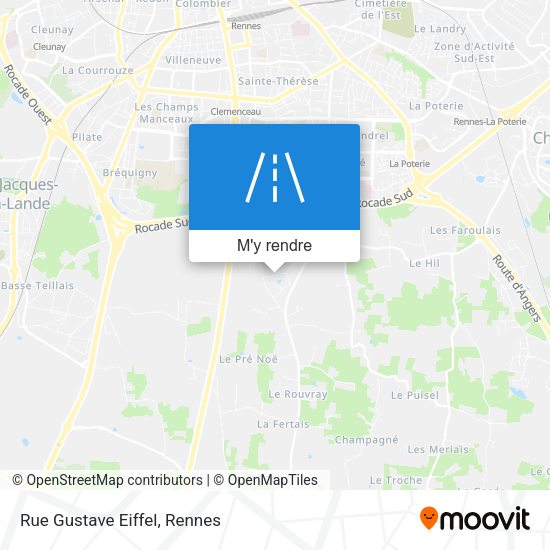 Rue Gustave Eiffel plan