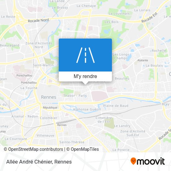 Allée André Chénier plan