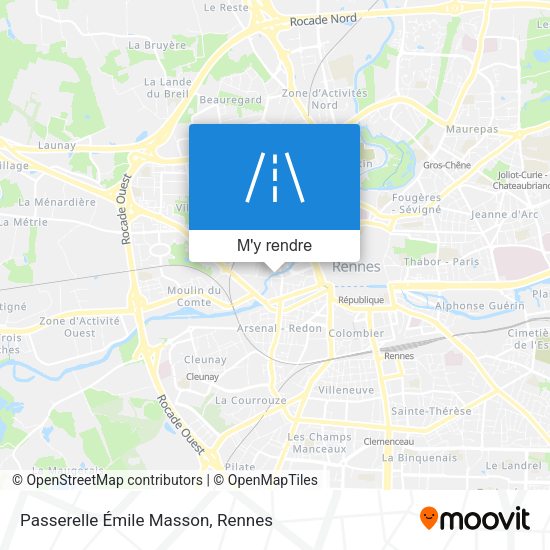 Passerelle Émile Masson plan