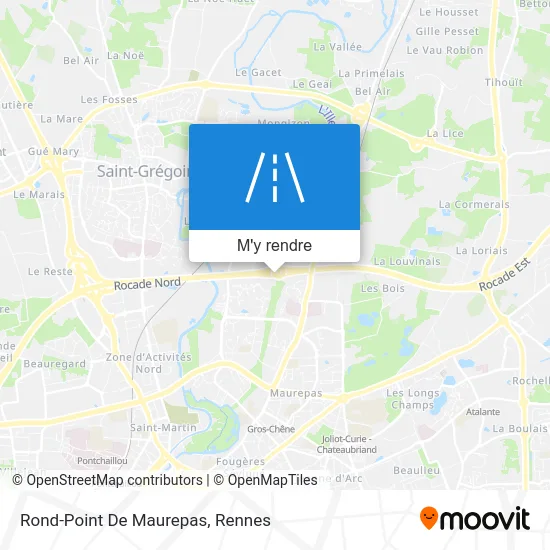 Rond-Point De Maurepas plan