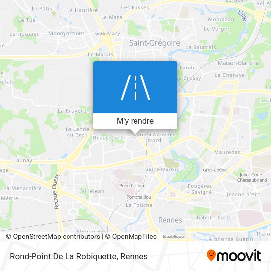Rond-Point De La Robiquette plan