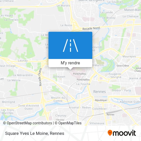 Square Yves Le Moine plan
