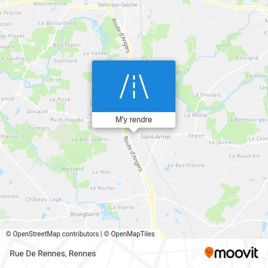 Rue De Rennes plan