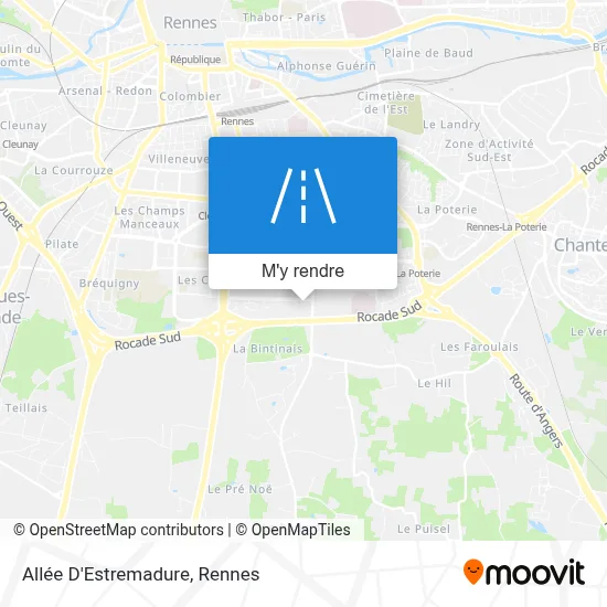 Allée D'Estremadure plan