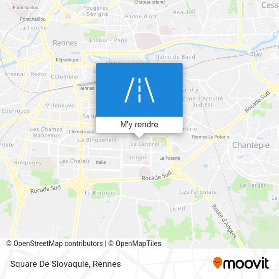 Square De Slovaquie plan
