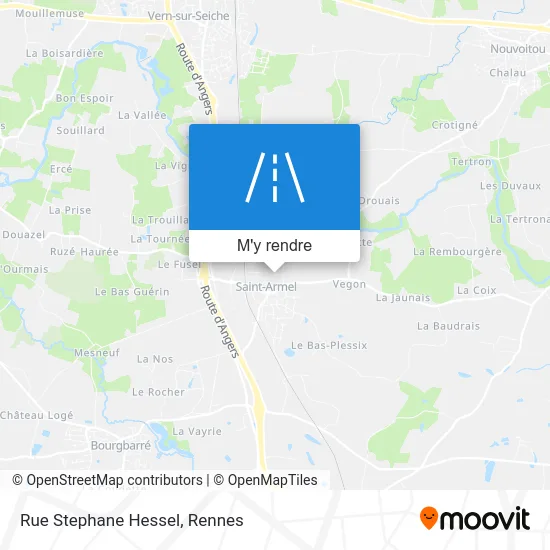 Rue Stephane Hessel plan