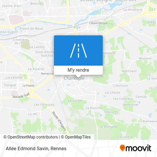 Allée Edmond Savin plan