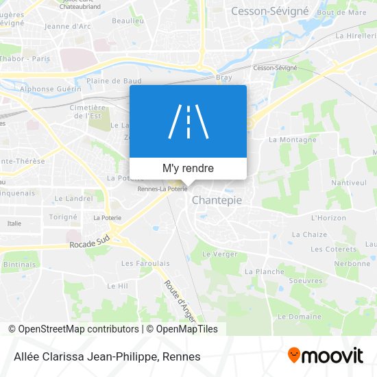 Allée Clarissa Jean-Philippe plan