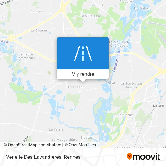 Venelle Des Lavandières plan