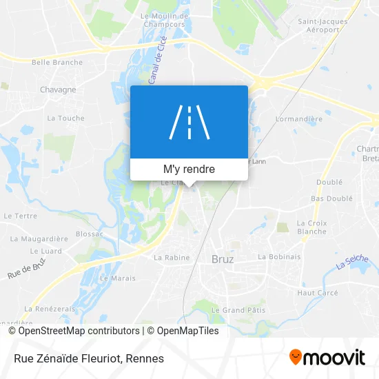 Rue Zénaïde Fleuriot plan