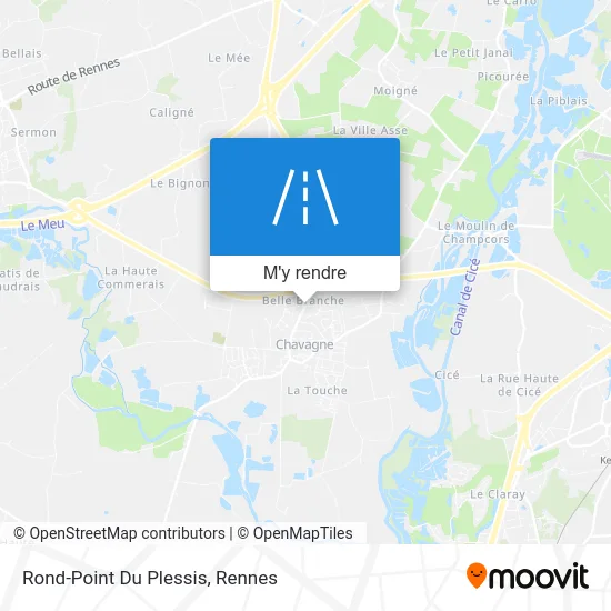 Rond-Point Du Plessis plan