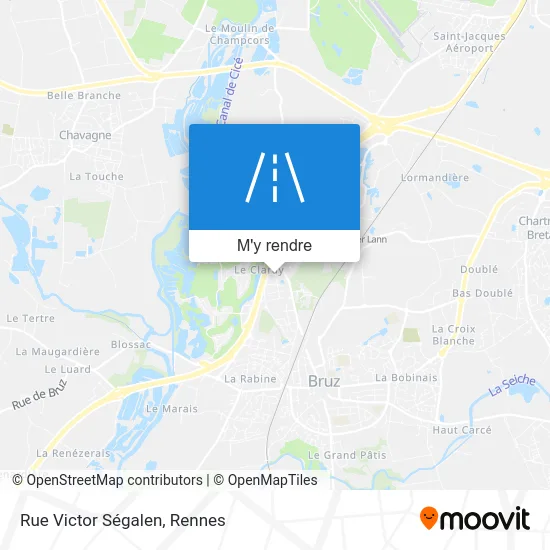 Rue Victor Ségalen plan