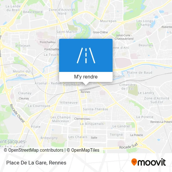 Place De La Gare plan