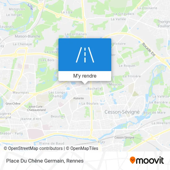 Place Du Chêne Germain plan