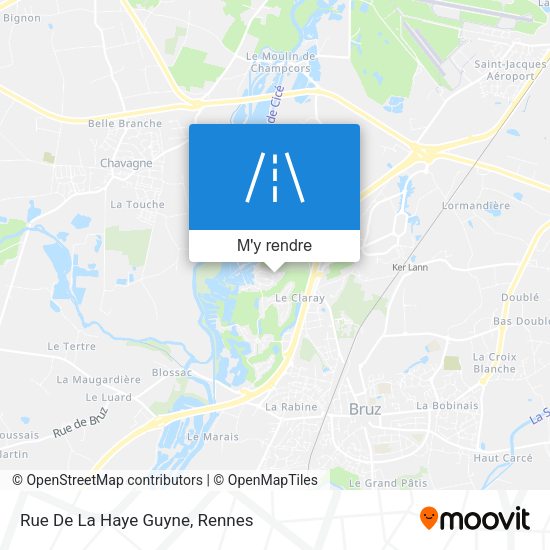 Rue De La Haye Guyne plan