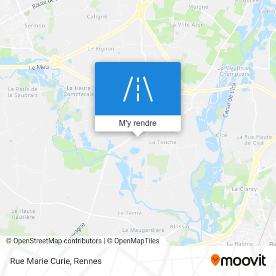 Rue Marie Curie plan