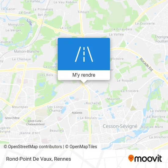 Rond-Point De Vaux plan