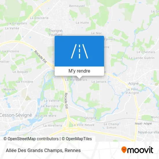 Allée Des Grands Champs plan