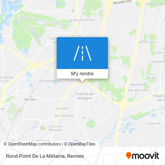 Rond-Point De La Métairie plan