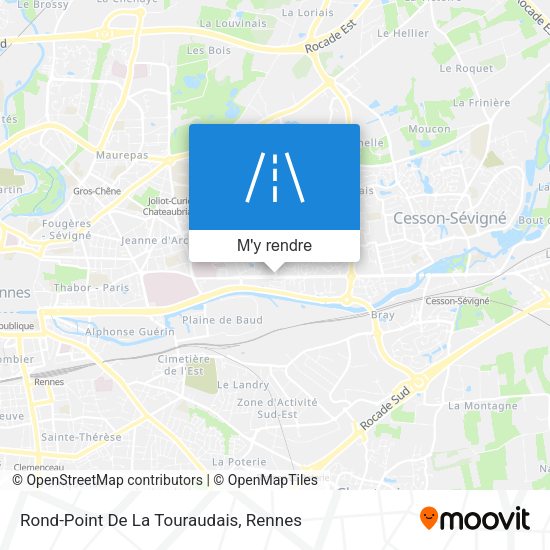 Rond-Point De La Touraudais plan