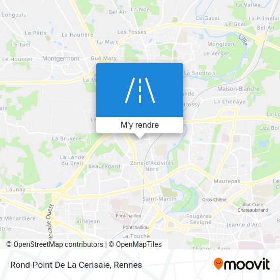 Rond-Point De La Cerisaie plan