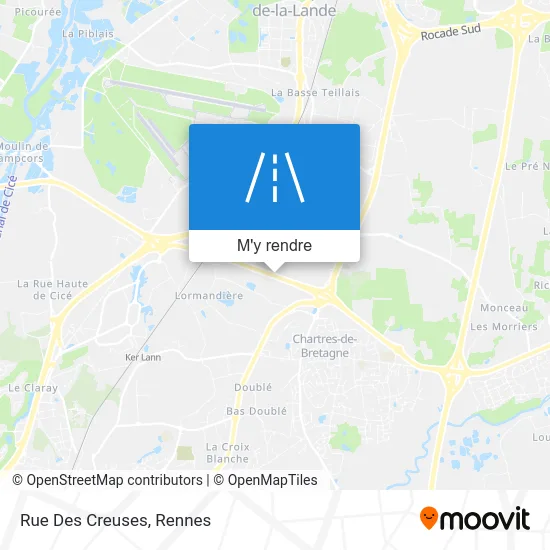 Rue Des Creuses plan