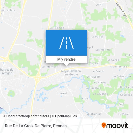 Rue De La Croix De Pierre plan