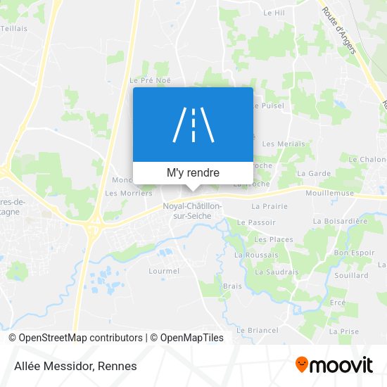 Allée Messidor plan
