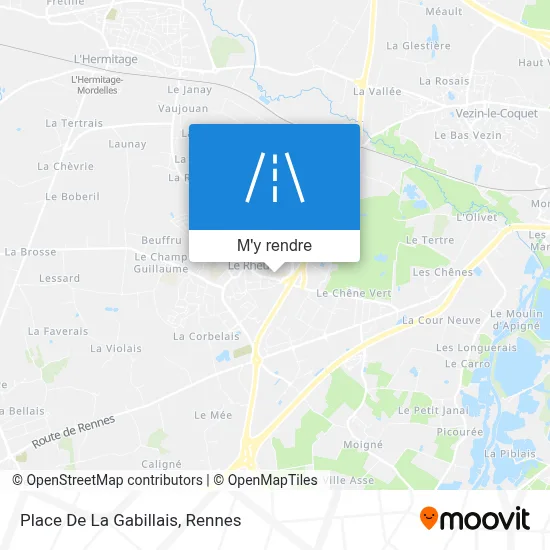 Place De La Gabillais plan