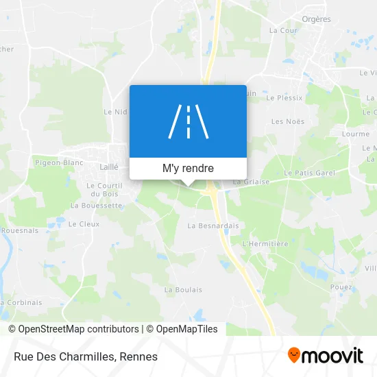 Rue Des Charmilles plan