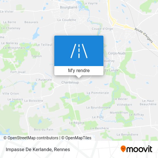 Impasse De Kerlande plan