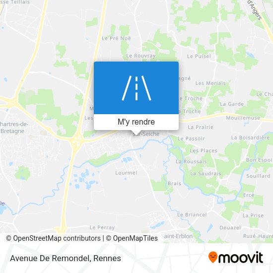 Avenue De Remondel plan