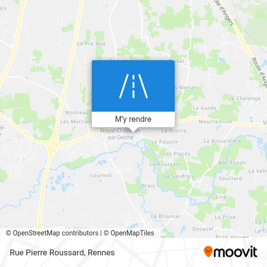 Rue Pierre Roussard plan