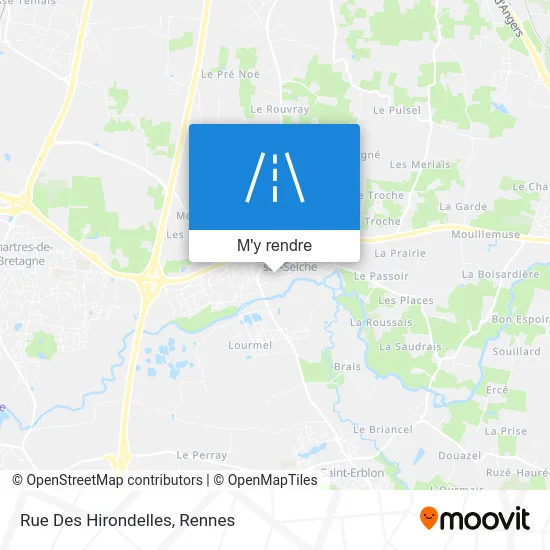 Rue Des Hirondelles plan