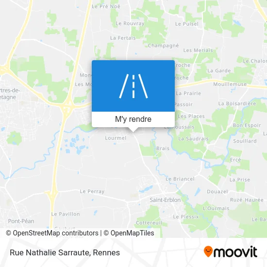 Rue Nathalie Sarraute plan