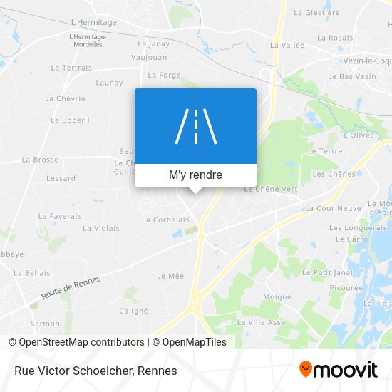 Rue Victor Schoelcher plan