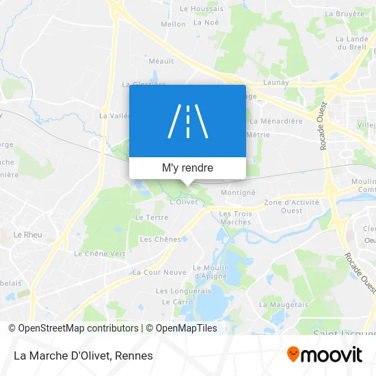 La Marche D'Olivet plan