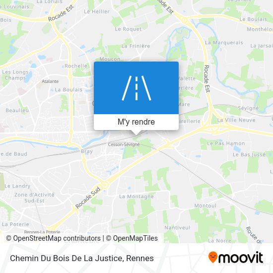 Chemin Du Bois De La Justice plan