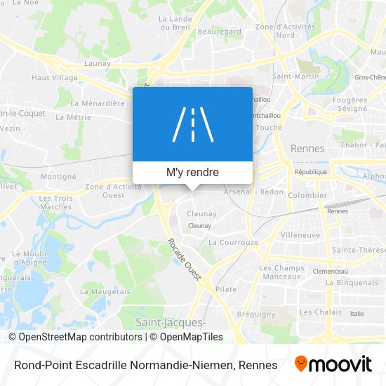 Rond-Point Escadrille Normandie-Niemen plan