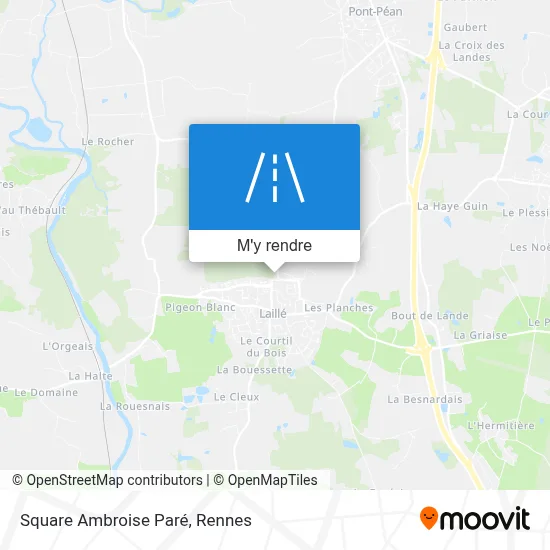 Square Ambroise Paré plan