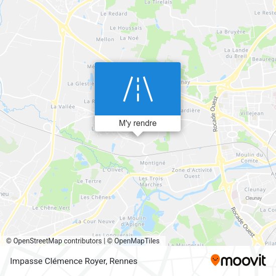 Impasse Clémence Royer plan