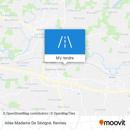 Allée Madame De Sévigné plan