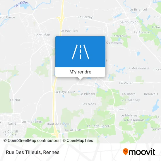 Rue Des Tilleuls plan