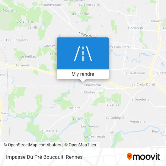 Impasse Du Pré Boucault plan